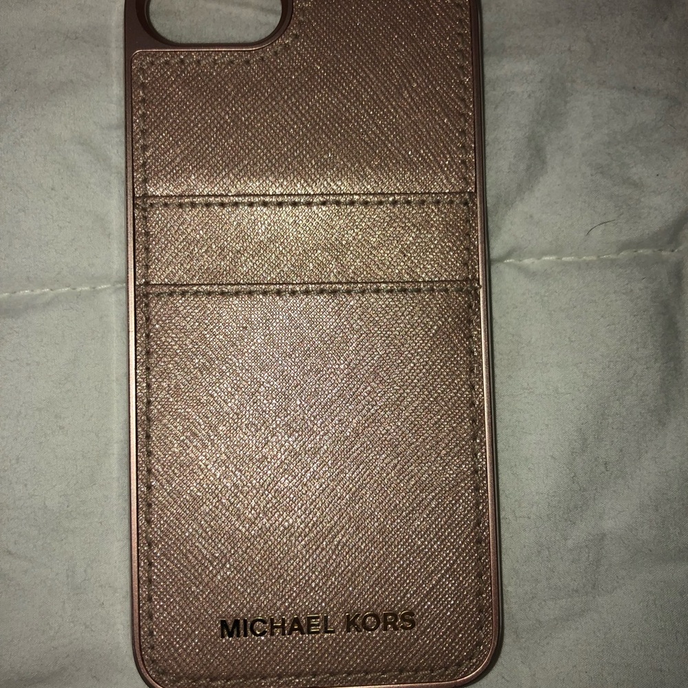 Rose Gold MK IPhone 8 case